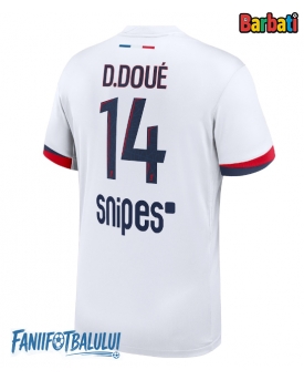 Paris Saint-Germain Desire Doue #14 Tricou Fotbal Replică 2025-26 Barbati Deplasare